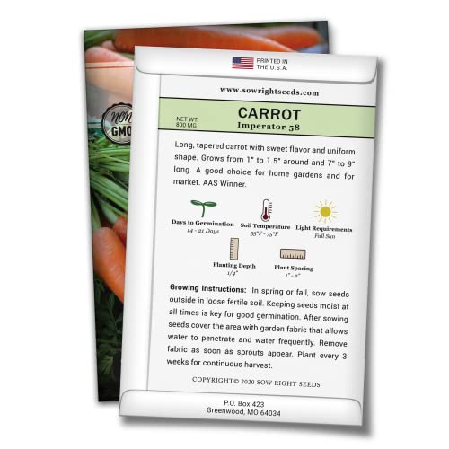 Sow Right Seeds - Spring Vegetable Seeds Collection for Planting - Individual Packets Basil, Broccoli, Carrot, Onion, Cauliflower, and Peas, Non-GMO Heirloom Seeds to Plant an Outdoor Home Garden