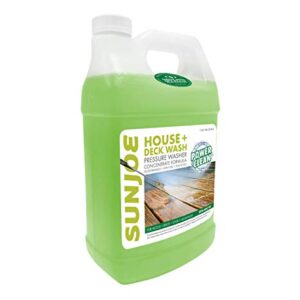 Sun Joe SPX-HDC1G House and Deck All-Purpose Pressure Washer Rated Concentrated Cleaner, 1-Gallon , White