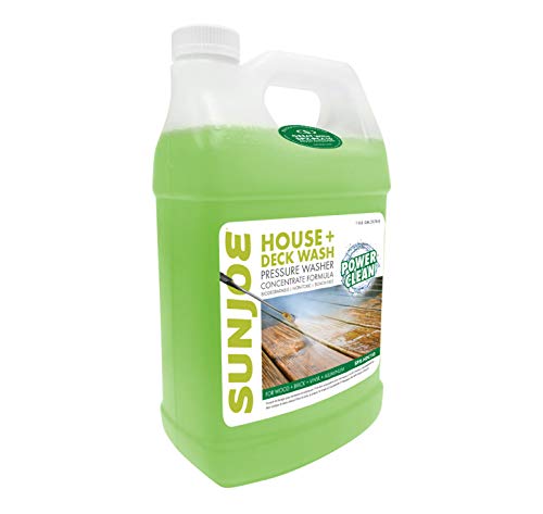 Sun Joe SPX-HDC1G House and Deck All-Purpose Pressure Washer Rated Concentrated Cleaner, 1-Gallon , White