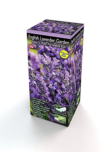 Easy Garden Roll Out Flowers Lavender Gardening kit - 10-Foot by 10-Inch - by Garden Innovations