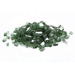 margo garden products 1/2″ 10lbs dragon glass, green