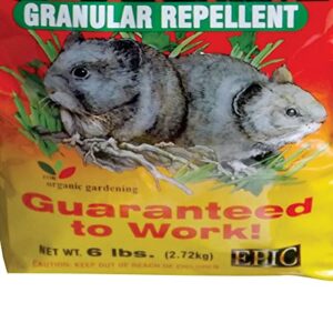 EPIC Vole Scram Outdoor Organic All Natural Granular Animal Repellent Garden and Yard Protector, Repels with Scent, 6 Pound Bag