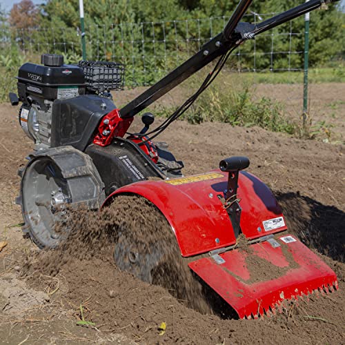 Toro 58603 Dual Direction Rear Tine Tiller, 127cc Briggs & Stratton 4-Cycle Engine, Airless Tires, Instant Reverse, Heavy Duty Stamped Steel Tines, Simple Shifting