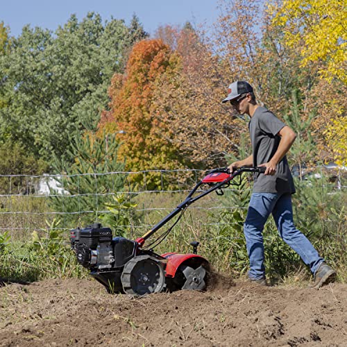 Toro 58603 Dual Direction Rear Tine Tiller, 127cc Briggs & Stratton 4-Cycle Engine, Airless Tires, Instant Reverse, Heavy Duty Stamped Steel Tines, Simple Shifting