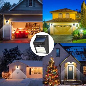 Joyathome Upgraded Solar Sensor Lights Outdoor 30 LED Wireless Waterproof Security Solar Motion Sensor Lights for Patio Deck Yard Garden with Motion Activated Auto On Off 2 Pack