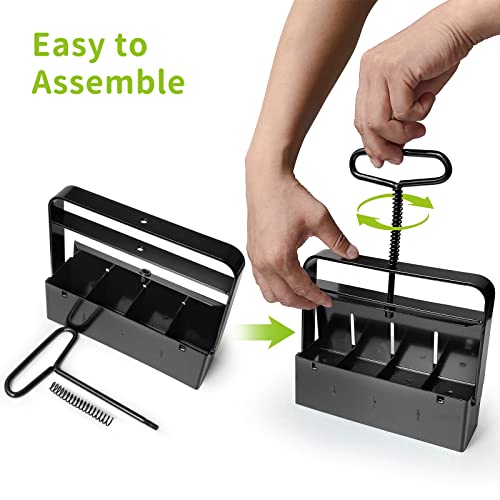 Soil Blocker 2 inch Seed Block Maker with Comfort-Grip Handle for Seed Stater Tray