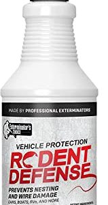 Exterminators Choice - Rodent Defense Spray for Cars and Trucks - Non-Toxic Deterrent for Pest Control - Repels Mice and Rats - Vehicle Protection - Safe for Kids and Pets (32 Ounce)