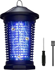 bug zapper, zwiran mosquito zapper, fly zapper indoor,4000v electric mosquito killer lamp insect trap light outdoor for moth, wasp, gnat, fruit flies for home, restaurant, garden, backyard