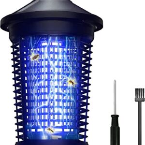 Bug Zapper, Zwiran Mosquito Zapper, Fly Zapper Indoor,4000V Electric Mosquito Killer Lamp Insect Trap Light Outdoor for Moth, Wasp, Gnat, Fruit Flies for Home, Restaurant, Garden, Backyard