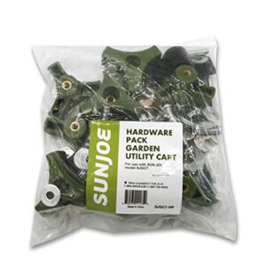 sun joe sjgc7-hp garden utility cart hardware pack for sjgc7, green