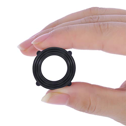 50 Pack Garden Hose Washers Rubber Washers Seals, Self Locking Tabs Keep Washer Firmly Set Inside Fittings for 3/4 Inch Garden Hose and Water Faucet (50 Pack)