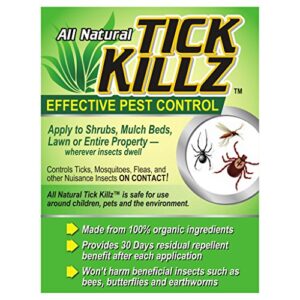 Tick Killz 1322 Natural Pest Control Hose End Spray Insecticide, 8 Ounce Sprayer, Clear