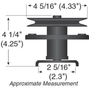 LAWN & GARDEN AMC Spindle Assembly Compatible with Craftsman Poulan Husqvarna 121658X 136818 532121658 532136189