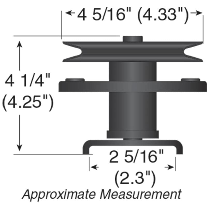 LAWN & GARDEN AMC Spindle Assembly Compatible with Craftsman Poulan Husqvarna 121658X 136818 532121658 532136189