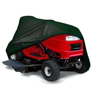 carscover lawn mower garden tractor cover fits decks up to 54″ – olive green