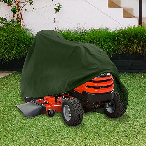 CarsCover Lawn Mower Garden Tractor Cover Fits Decks up to 54" - Olive Green