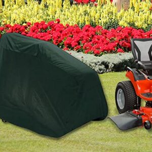 CarsCover Lawn Mower Garden Tractor Cover Fits Decks up to 54" - Olive Green