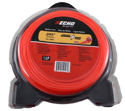 ECHO CROSS-FIRE TRIMMER LINE .095 X 282ft #311095063, Model: 311095063, Home & Garden Store