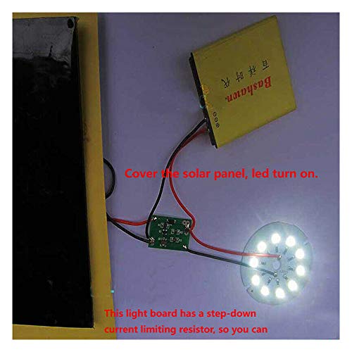Acxico 3Pcs Solar Charge Controller Board Lithium Battery Charging Controller Auto ON/OFF Light Control Switch For DIY Street Lights Garden Lights