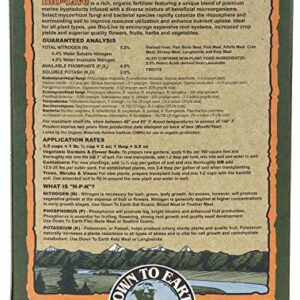 Down to Earth Organic Bio-Live Fertilizer Mix 5-4-2, 5 lb