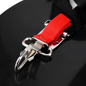 TOPINCN Universal Trimmer Strap Double Shoulder Lawn Mower Nylon M-Shaped Belt Comfortable Padded Strap Harness Garden Machine Fitting