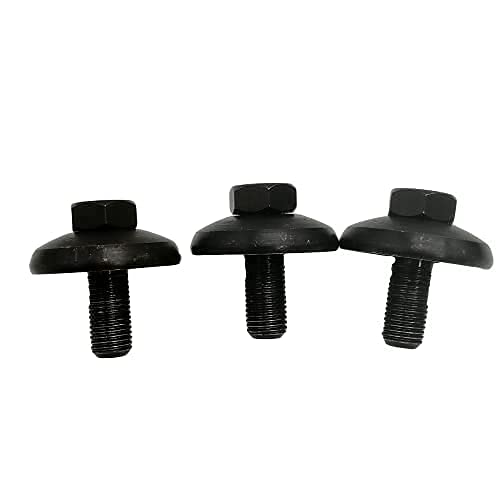 3 Pcs Blade Bolt & Washer Assembly with Free Screw Rubber Cap for Husqvarna Craftsman, AYP, Poulan, Poulan Pro, Roper, Weed Eater, Poulan 532193003 193003