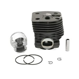 unbrands outdoor power tools cylinder piston 46mm compatible with stihl fs420 fs420l fs550 fs550l fr550 fs fr 550 garden tools grass trimmer spare parts cylinder piston (size : fs550 46mm)