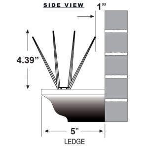 Bird B Gone Enviro-Spike Bird Spike, True 10-Feet, MADE IN THE USA