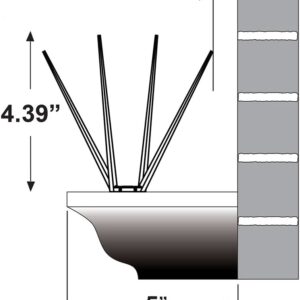 Bird B Gone Enviro-Spike Bird Spike, True 10-Feet, MADE IN THE USA