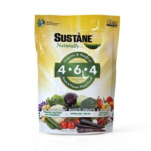 sustane 4645lb fertilizer, 5 lb, brown