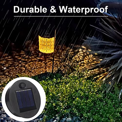 2 Pack Solar Replacement Top Parts, Solar Light Replacement Top, Replacement Solar Light Parts, Solar Lantern Lids for Garden Patio Outdoor Hanging Lanterns (2.76in)
