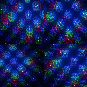 Motion Pattern Firefly 3 Models in 1 Continuous 18 Patterns LEDMALL RGB Outdoor Laser Garden and Christmas Lights with RF Remote Control and Security kit