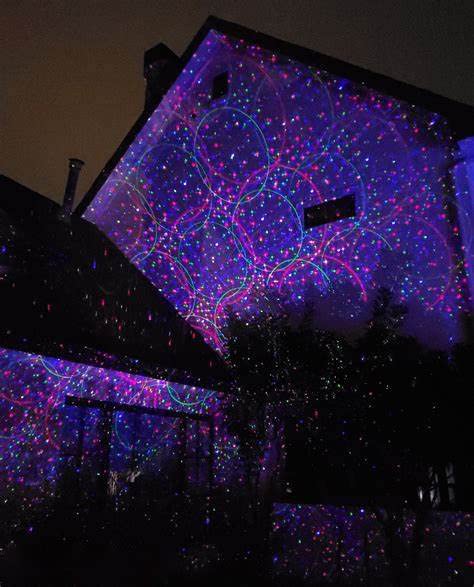 Motion Pattern Firefly 3 Models in 1 Continuous 18 Patterns LEDMALL RGB Outdoor Laser Garden and Christmas Lights with RF Remote Control and Security kit