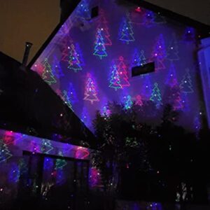 Motion Pattern Firefly 3 Models in 1 Continuous 18 Patterns LEDMALL RGB Outdoor Laser Garden and Christmas Lights with RF Remote Control and Security kit