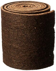 bosmere border protection edging weed mat, 10′ x 9″ wide, brown