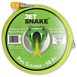 sewer jetter – 50 ft jetsnake drain cleaner for your gas pressure washer
