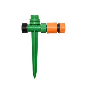 vieue garden drip irrigation system accessories female 1/2 3/4 male nozzle holder plastic nails can be connected with plastic dripper lawn nozzle adapter 10 pieces (color : 1i2 hose)