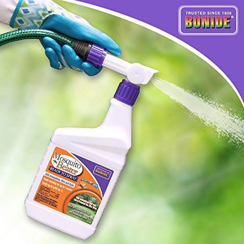 Bonide Mosquito Beater, 32 oz Ready-to-Spray Insect Repellent, Kills Mosquitoes, Flies and Ticks, Long Lasting Control Outdoors