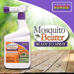 Bonide Mosquito Beater, 32 oz Ready-to-Spray Insect Repellent, Kills Mosquitoes, Flies and Ticks, Long Lasting Control Outdoors