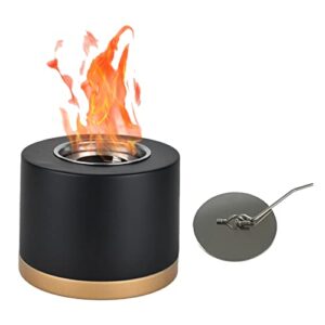 Gutgenahrt Tabletop Fire Pit, Portable Concrete Fire Pit,Ethanol Fire Pit,Mini Personal Fireplace for Indoor & Garden