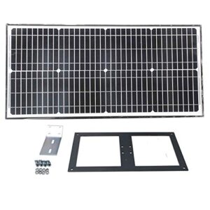 ALEKO SP30W24V 30 Watt 24 Volt Monocrystalline Solar Panel for Gate Opener Pool Garden Driveway