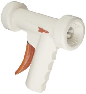 superklean 150a-w pistol grip spray nozzle, aluminum, 1/2 npt, white