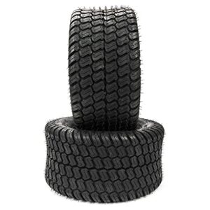 MOTORHOT Pack of 2 24x12.00-12 Turf Tires 8Ply Lawn Garden Mower 24-12-12 LRD Turf Bias For Tractor Golf Cart Tires