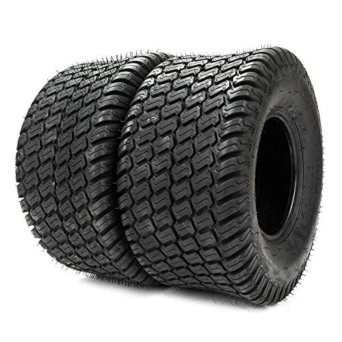 MOTORHOT Pack of 2 24x12.00-12 Turf Tires 8Ply Lawn Garden Mower 24-12-12 LRD Turf Bias For Tractor Golf Cart Tires