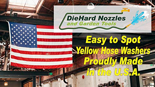 DieHard Nozzles and Garden Tools Easy to Spot Yellow Hose Washers