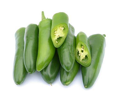 Jalapeño Tam Hot Peppers Seeds for Planting, 50+ Heirloom Seeds Per Packet, (Isla's Garden Seeds), Non GMO Seeds, Botanical Name: Capsicum annuum, Great Home Garden Gift