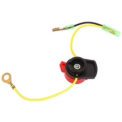 QAZAKY On/Off Engine Stop Kill Switch Control Compatible with GX110 GX120 GX160 GX200 GX240 GX270 GX340 GX390 ED1000 EZ1400 EG1400 EG1000 EZ2500 EZ3500 EZ5000 WT30XK4 WT40XK3 CC4033 26A-BPH3710