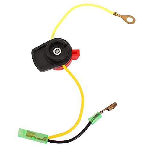 QAZAKY On/Off Engine Stop Kill Switch Control Compatible with GX110 GX120 GX160 GX200 GX240 GX270 GX340 GX390 ED1000 EZ1400 EG1400 EG1000 EZ2500 EZ3500 EZ5000 WT30XK4 WT40XK3 CC4033 26A-BPH3710