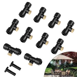 UXZDX Fog Nozzles Drip Irrigation Garden Sprayer for Outdoor Patio Misting Cooling System Garden Water Mister