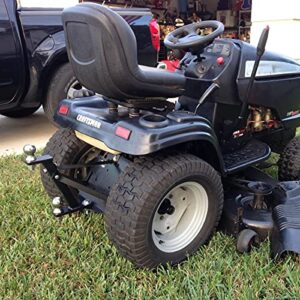 Fivepine Lawn Mower Trailer Hitch Riding Mower Garden Tractor Hitch fit for John Deere/Cub Cadet/Husqvarna/Craftsman -Raise 11 inches